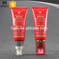 empty cosmetic plastic lotion tube for bb cream